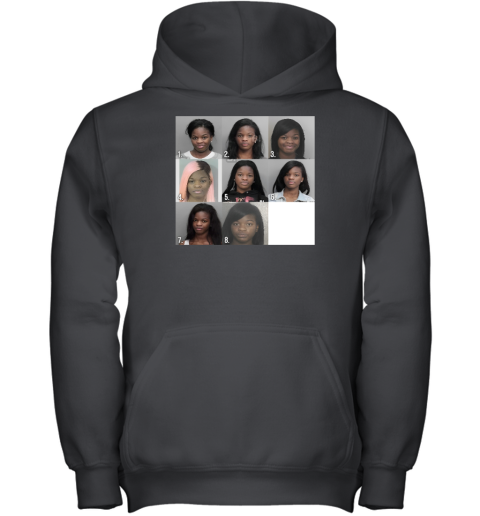 City Girls' Jt Wearing Jt's 8 Mugshots Youth Hoodie