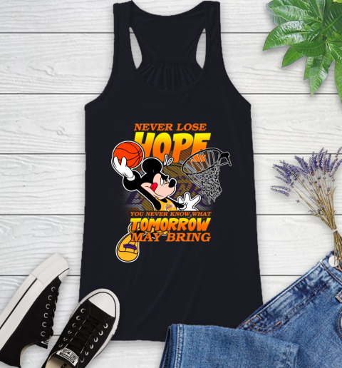 Los Angeles Lakers NBA Basketball Mickey Disney Never Lose Hope Racerback Tank 9