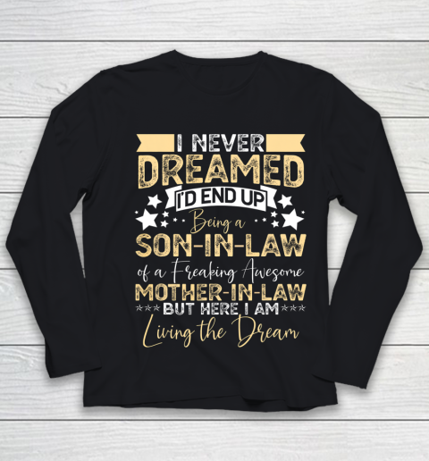 Best Son in Law Birthday Gift from Awesome Mother in Law Youth Long Sleeve