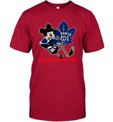 NHL Toronto Maple Leafs Mickey Mouse Disney Hockey T Shirt T Shirt
