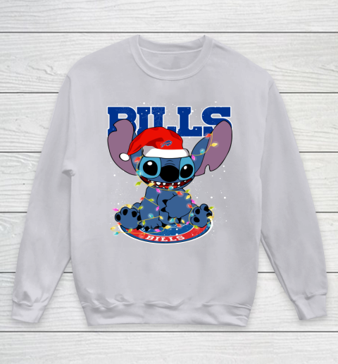 Buffalo Bills NFL Football noel stitch Christmas Youth Sweatshirt 2