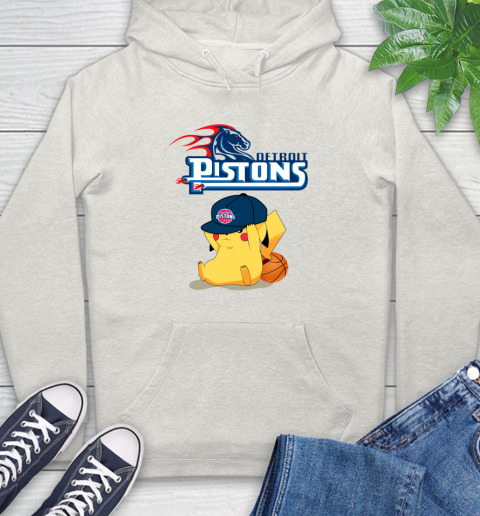 NBA Pikachu Basketball Sports Detroit Pistons Hoodie 12