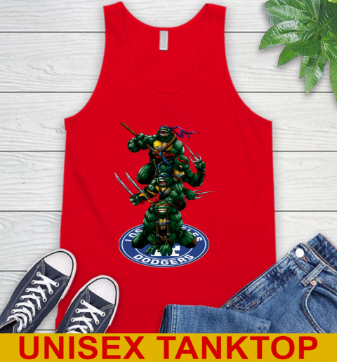 MLB Baseball Los Angeles Dodgers Teenage Mutant Ninja Turtles Shirt Tank Top 6