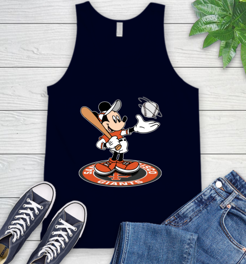 MLB Baseball San Francisco Giants Cheerful Mickey Disney Shirt Tank Top 3