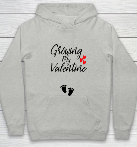 Womens Growing My Valentine Great Family Gift Youth Hoodie
