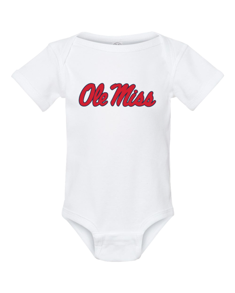 Custom MLB Boston Red Sox Logo Short Sleeve Baby Infant Bodysuit - Rookbrand