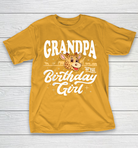 Grandpa Funny Gift Apparel  Grandpa Birthday Crew Jungle Safari Animals T-Shirt 12