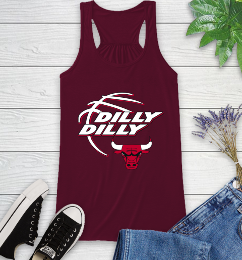 NBA Chicago Bulls Dilly Dilly Basketball Sports Racerback Tank 3