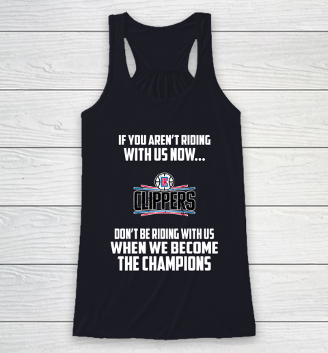 NBA LA Clippers Basketball We Become The Champions Racerback Tank 7