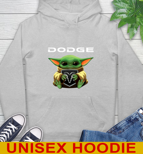 Star Wars Baby Yoda Hugs Dodge Car Shirt 18