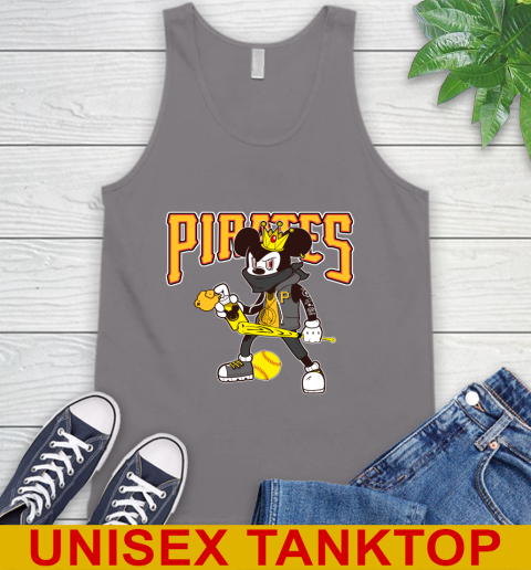 Pittsburgh Pirates MLB Baseball Mickey Peace Sign Sports Tank Top 7