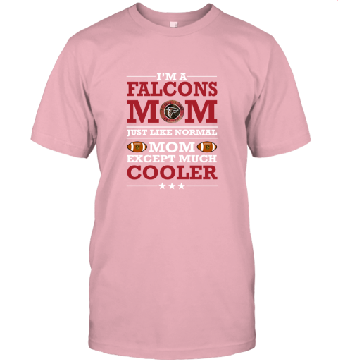 8zhe i39 m a falcons mom just like normal mom except cooler nfl jersey t shirt 60 front pink