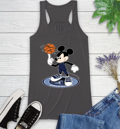 NBA Basketball Memphis Grizzlies Cheerful Mickey Disney Shirt Racerback Tank 12