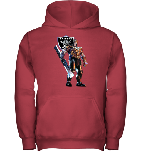 raiders youth hoodie