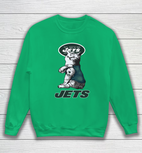 NFL Football My Cat Loves New York Jets Sweatshirt 5