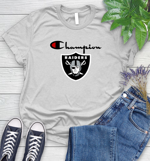 NFL Football Oakland Raiders Champion Shirt Women's T-Shirt