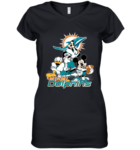 NFL Miami Dolphins Mickey Mouse Donald Duck Goofy Football T Shirt -  Rookbrand