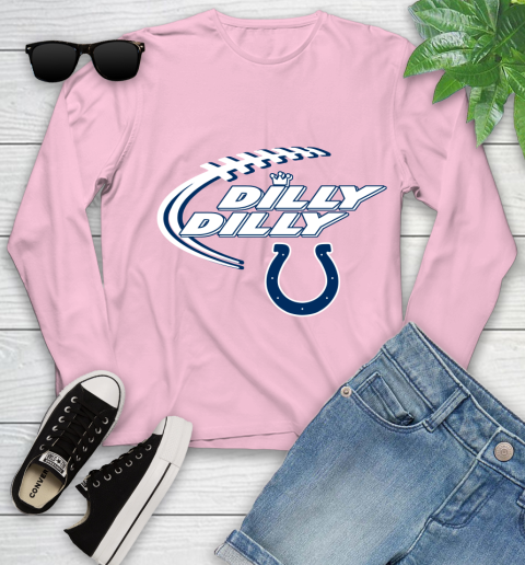 NFL Indianapolis Colts Dilly Dilly Football Sports Youth Long Sleeve 10