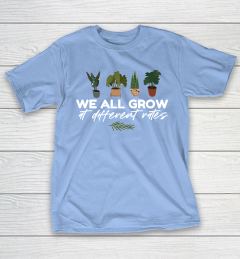 We All Grow At Different Rates, Special Education Teacher Autism Awareness T-Shirt 20