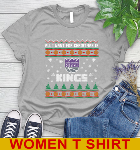 NBA Basketball All I Want For Christmas Is Sacramento Kings 89