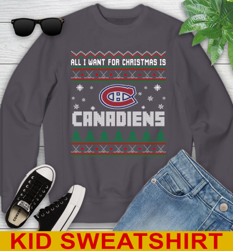 Montreal Canadiens NHL Hockey All I Want For Christmas Is My Team Sports 113
