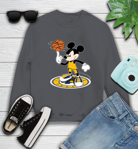 NBA Basketball Indiana Pacers Cheerful Mickey Disney Shirt Sweatshirt 6