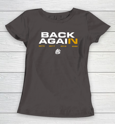 Steph Curry Back Again Women's T-Shirt 5