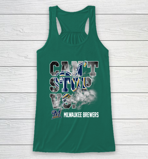 MLB Milwaukee Brewers Baseball Can't Stop Vs Brewers Racerback Tank 5