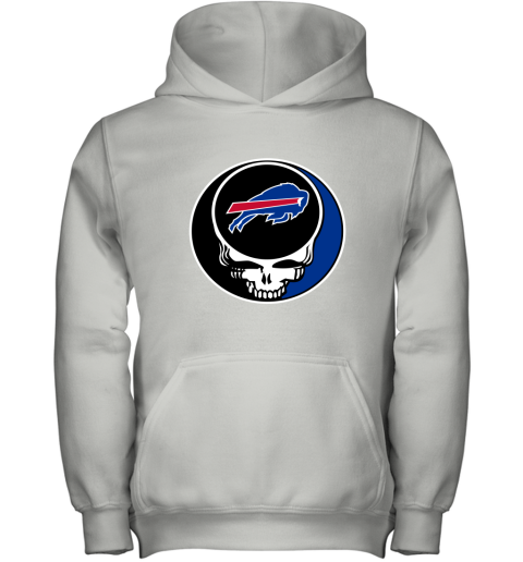 Gildan Buffalo Bills Logo Pullover Hoodie Sport Grey 2XL