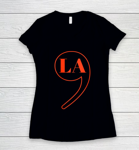Comma La  Kamala Harris Women's V-Neck T-Shirt