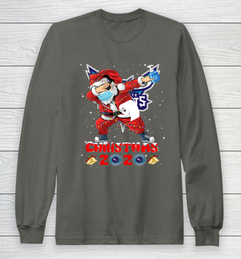 Charlotte Hornets Funny Santa Claus Dabbing Christmas 2020 NBA Long Sleeve T-Shirt 5