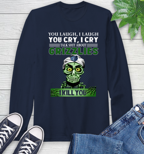 NBA Talk Shit About Memphis Grizzlies I Kill You Achmed The Dead Terrorist Jeffrey Dunham Basketball Long Sleeve T-Shirt 3