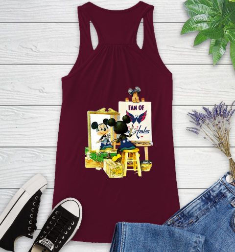 NHL Hockey Washington Capitals Mickey Drawing Shirt 38