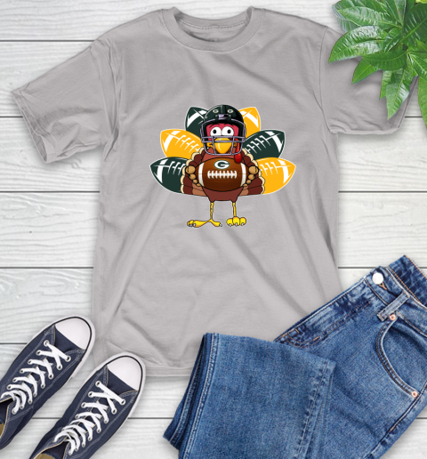 Green Bay Packers Turkey Thanksgiving Day T-Shirt 12