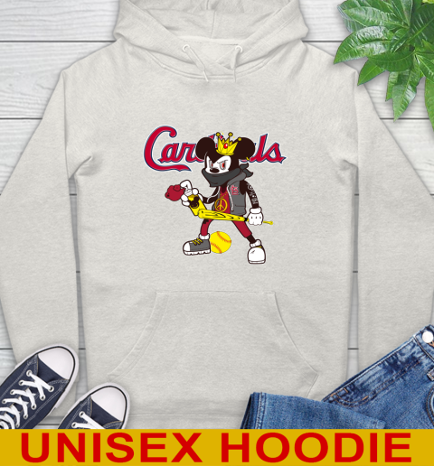 St.Louis Cardinals MLB Baseball Mickey Peace Sign Sports Hoodie 12