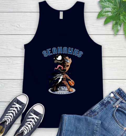 NFL Seattle Seahawks Football Venom Groot Guardians Of The Galaxy Tank Top 3