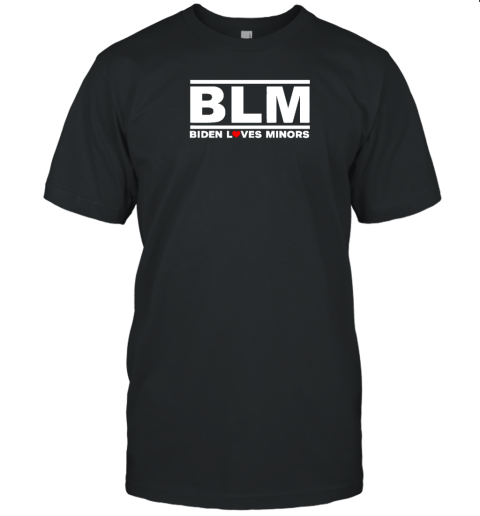 Bo Loudon Wearing Blm Biden Loves Minors T