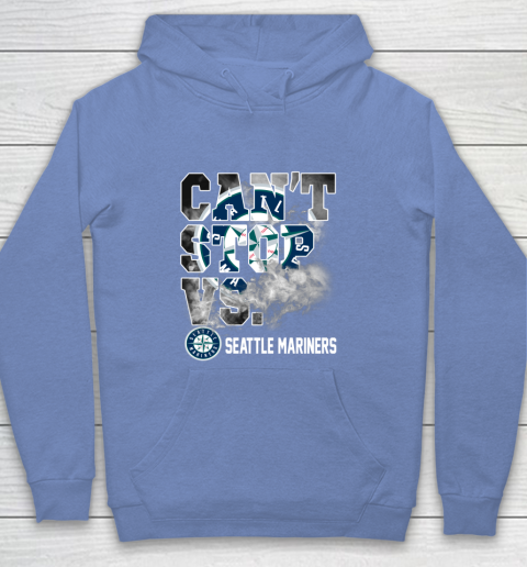MLB Seattle Mariners Baseball Can't Stop Vs Mariners Youth Hoodie 8