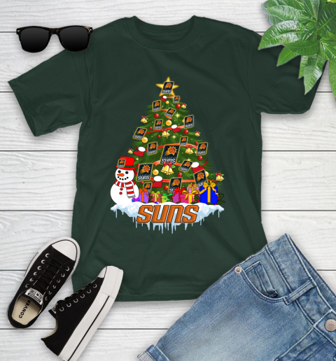 Phoenix Suns Merry Christmas NBA Basketball Sports Youth T-Shirt 5