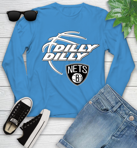 NBA Brooklyn Nets Dilly Dilly Basketball Sports Youth Long Sleeve 7