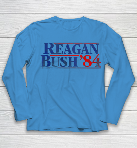 Reagan Bush 84 Vintage Style Conservative Republican Youth Long Sleeve 4