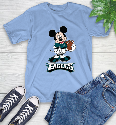 NFL Football Philadelphia Eagles Cheerful Mickey Mouse Shirt T-Shirt 13 NFL Football Philadelphia Eagles Cheerful Mickey Mouse Shirt T-Shirt - Image 13