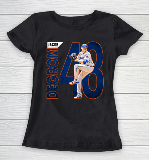 Jacob deGrom baseball idol number 48 vintage retro gift for fans and lovers Women's T-Shirt