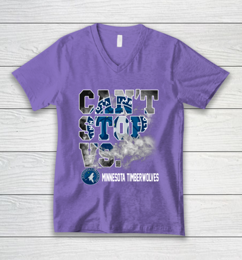 NBA Minnesota Timberwolves Basketball Can't Stop Vs V-Neck T-Shirt 8