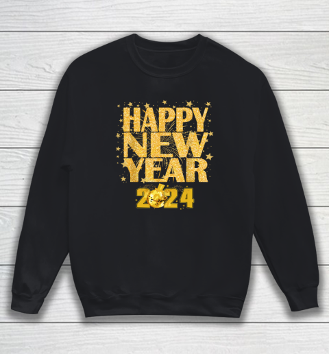 Happy New Year 2024 New Years Eve Party Countdown Fireworks Sweatshirt