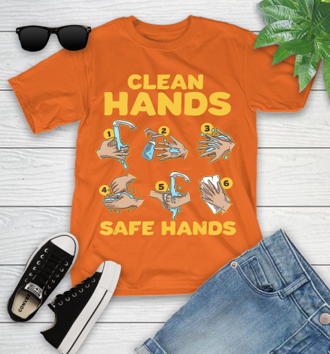 Nurse Shirt Washing Clean Hands Safe Hand Hygiene Wash Save T Shirt Youth T-Shirt 8