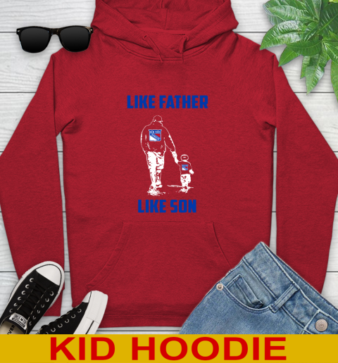 New York Rangers NHL Hockey Like Father Like Son Sports Youth Hoodie 11