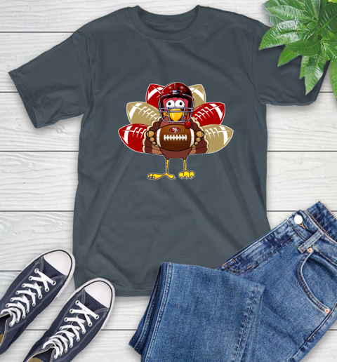 San Francisco 49ers Turkey Thanksgiving Day T-Shirt 9
