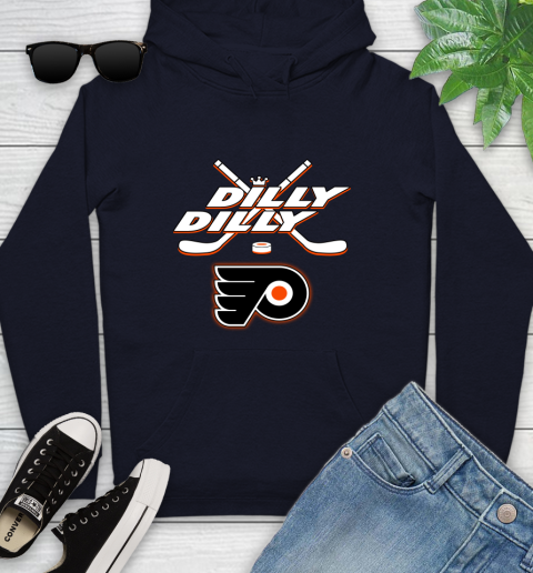 NHL Philadelphia Flyers Dilly Dilly Hockey Sports Youth Hoodie 4