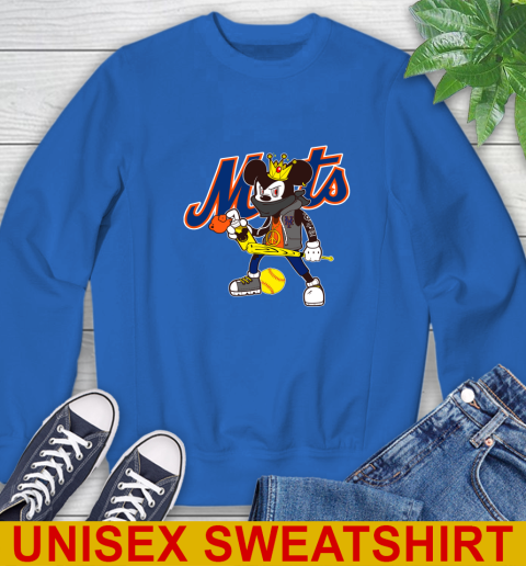 New York Mets MLB Baseball Mickey Peace Sign Sports Sweatshirt 9